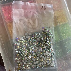 Iridescent Nail Art Rhinestones